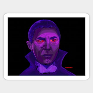 Psychedelic Dracula Sticker
